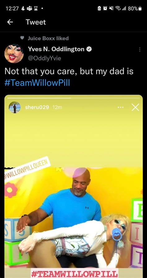 Yvie Oddly on Twitter: Not that you care but my dad. .